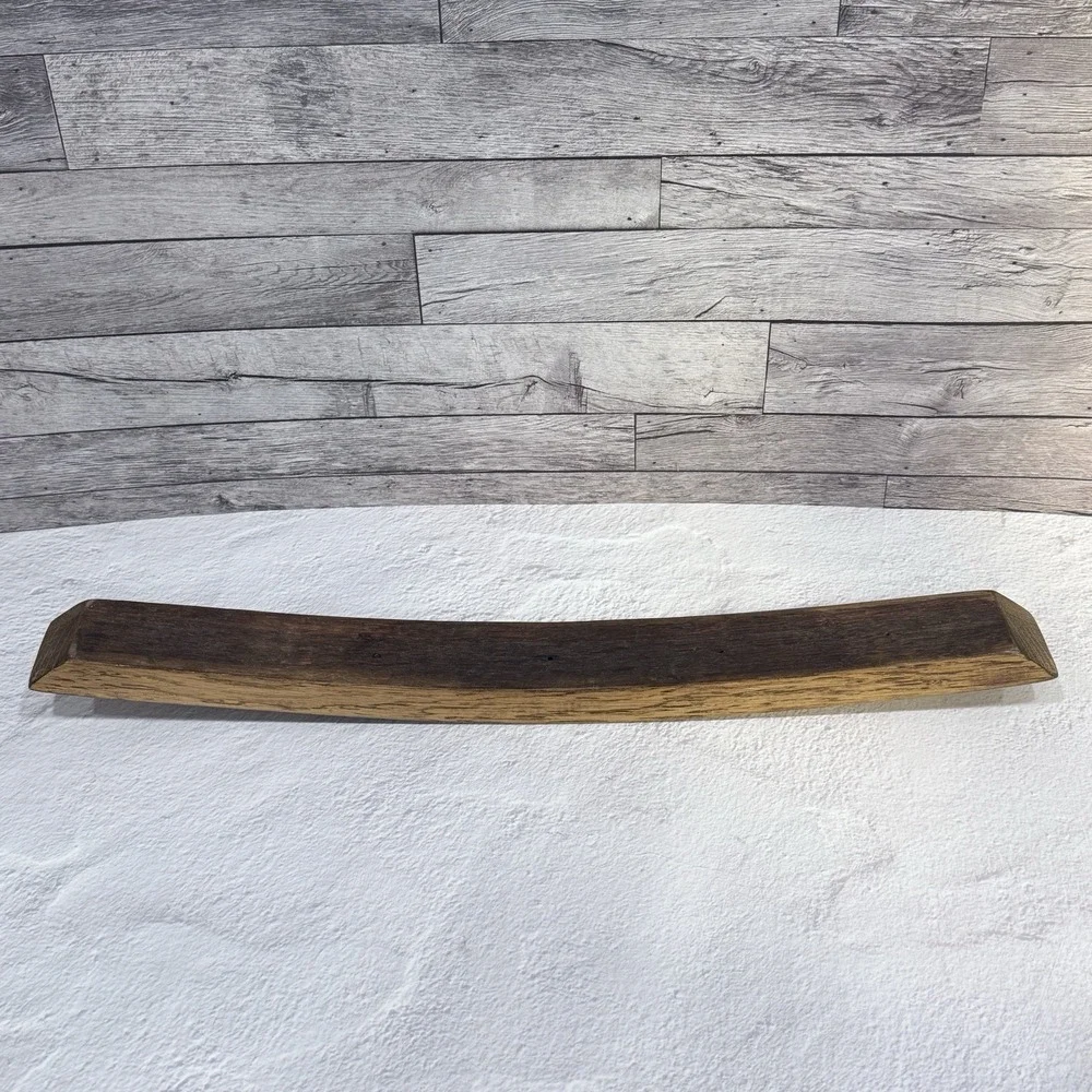 Whiskey Oak Barrel Stave Candle Holder Tea Light Rustic Farmhouse Table‎ Decor